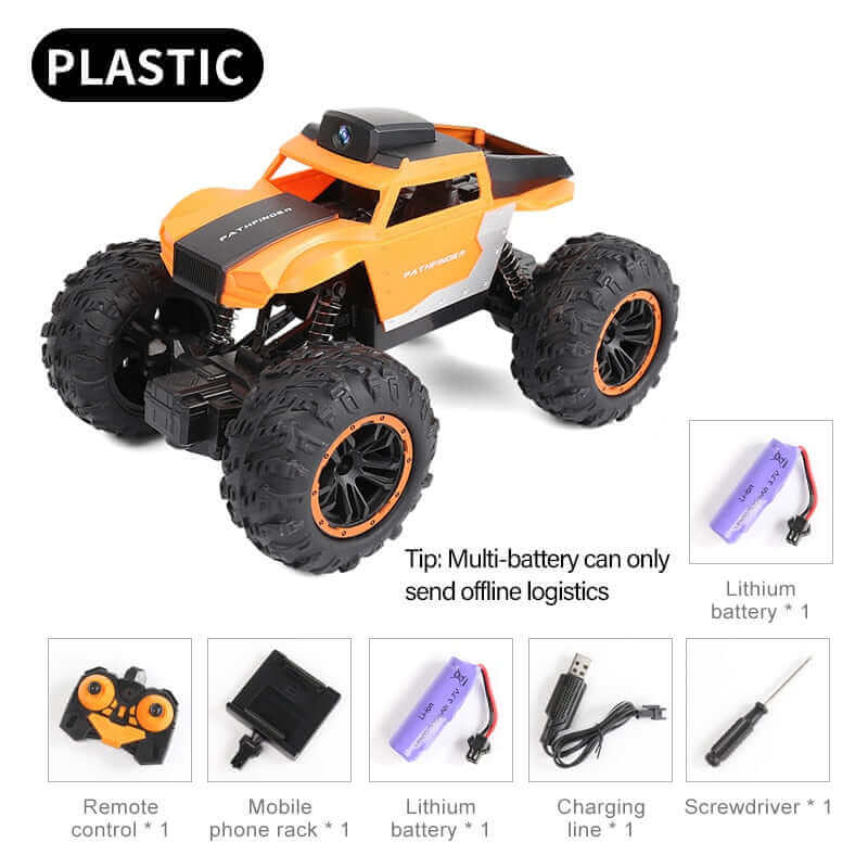 1:18 RC Car with 720P HD Camera - WiFi FPV Climbing SUV Toy | KidsToyLover - Velora Luxury Fashion