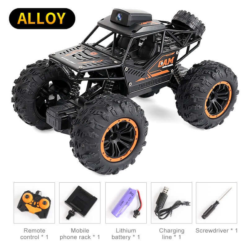 1:18 RC Car with 720P HD Camera - WiFi FPV Climbing SUV Toy | KidsToyLover - Velora Luxury Fashion