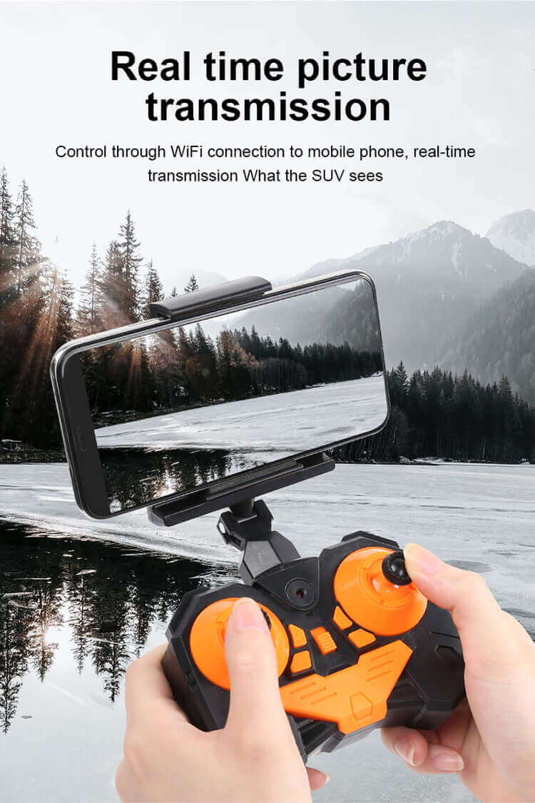 1:18 RC Car with 720P HD Camera - WiFi FPV Climbing SUV Toy | KidsToyLover - Velora Luxury Fashion