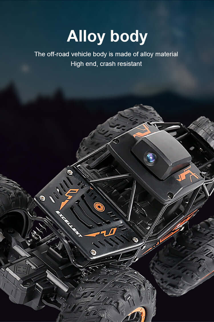 1:18 RC Car with 720P HD Camera - WiFi FPV Climbing SUV Toy | KidsToyLover - Velora Luxury Fashion