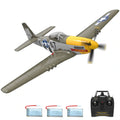 P51D RC Airplane with Mode 1 Transmitter | 4-Channel Brushless & XPilot Stabilizer - Velora Luxury Fashion
