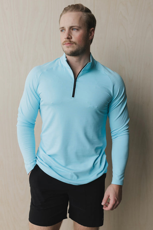 1/4 Zip Long Sleeve MENS - Velora Luxury Fashion