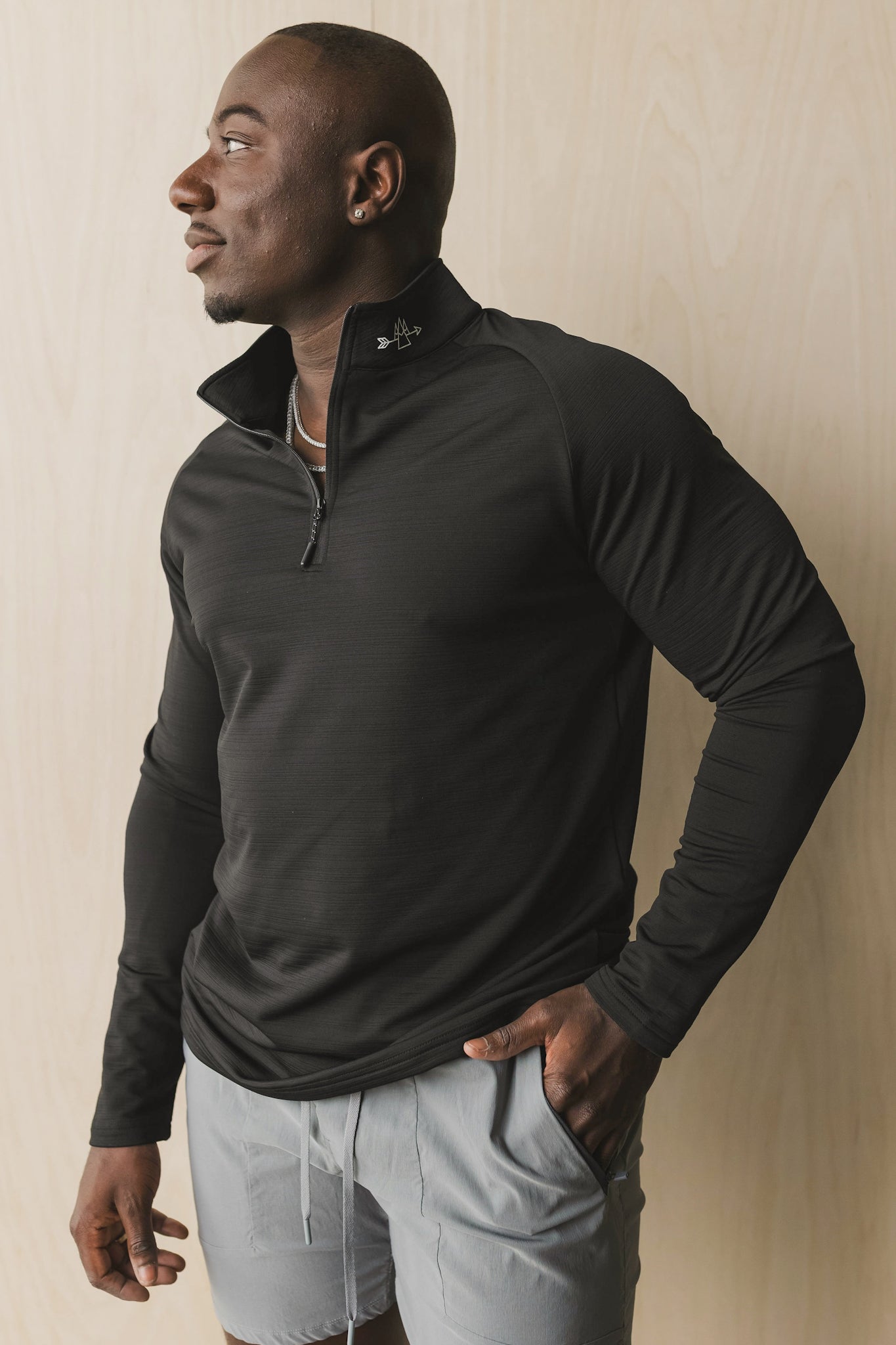 1/4 Zip Long Sleeve MENS - Velora Luxury Fashion