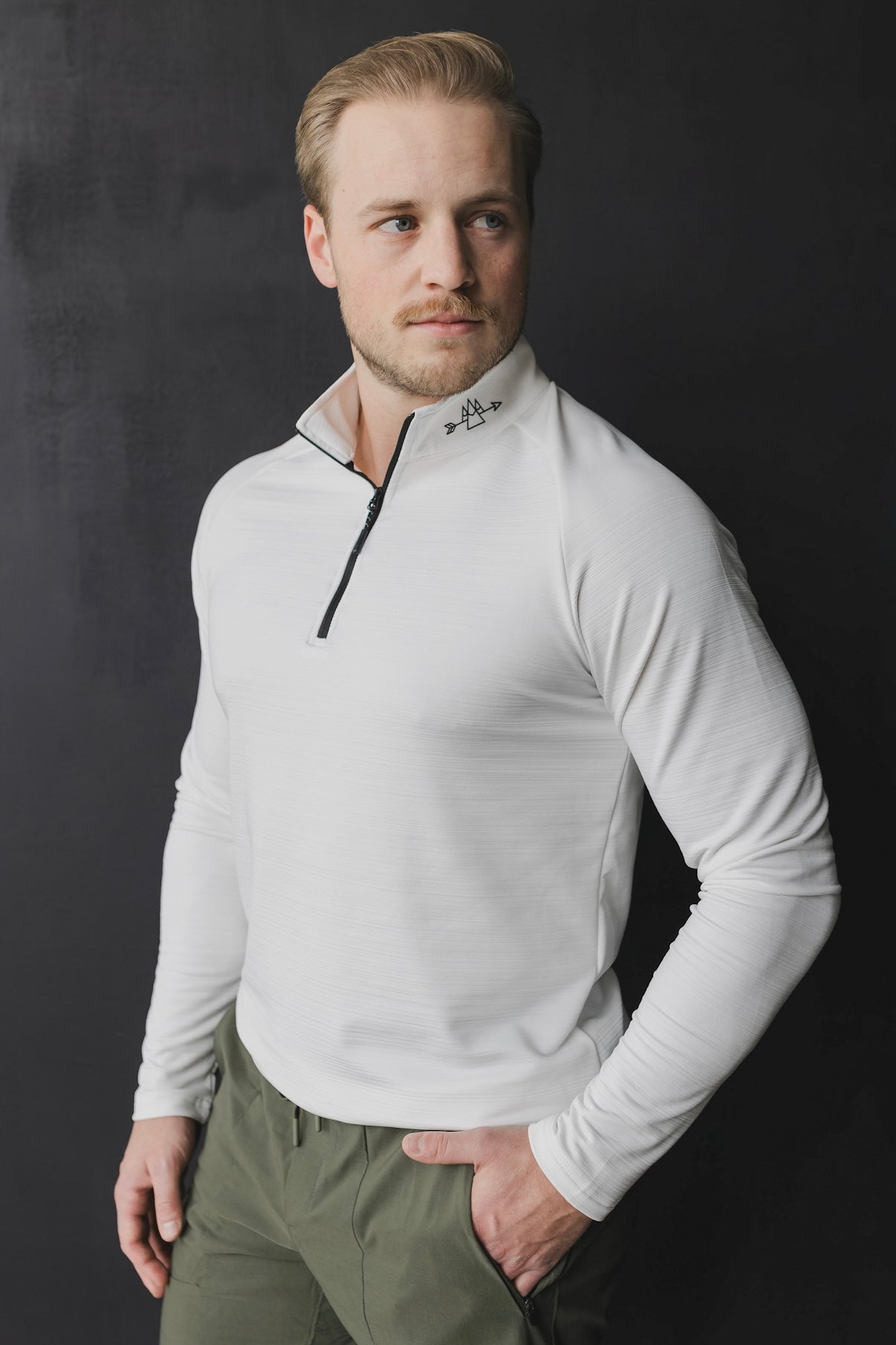 1/4 Zip Long Sleeve MENS - Velora Luxury Fashion