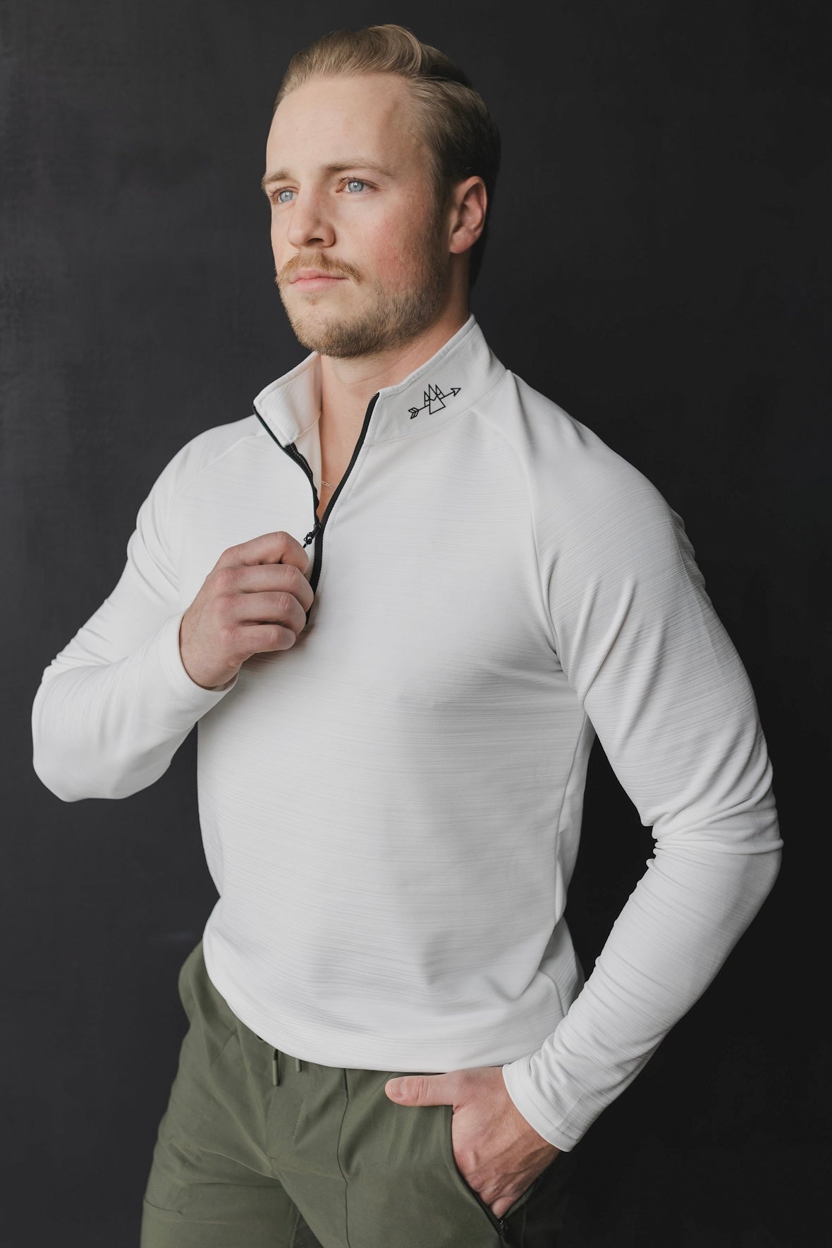 1/4 Zip Long Sleeve MENS - Velora Luxury Fashion