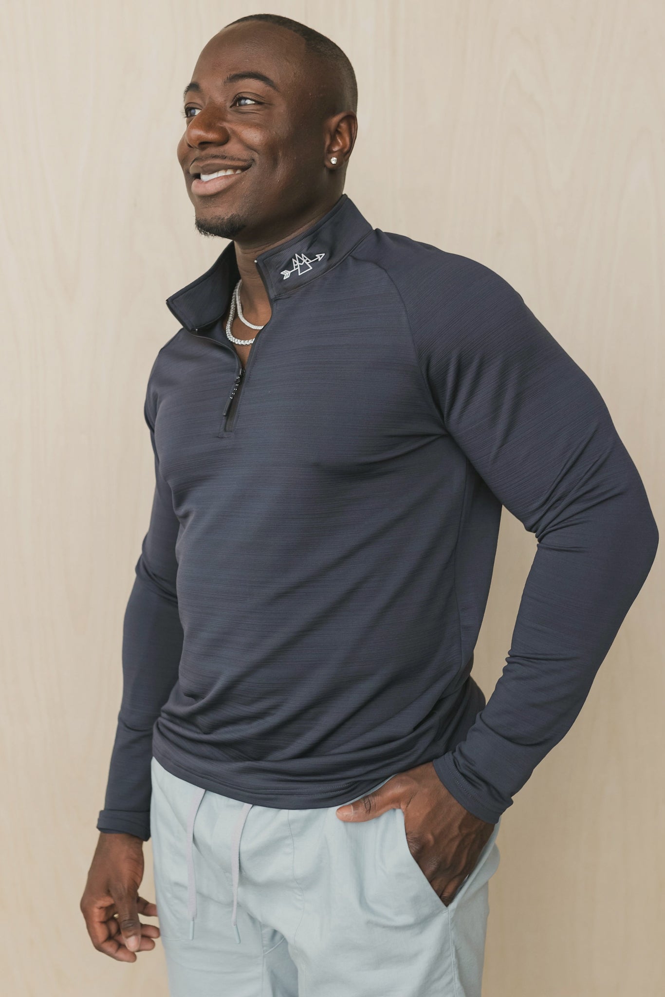 1/4 Zip Long Sleeve MENS - Velora Luxury Fashion