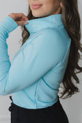 1/4 Zip Long Sleeve WOMENS - Velora Luxury Fashion