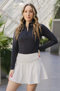 1/4 Zip Long Sleeve WOMENS - Velora Luxury Fashion