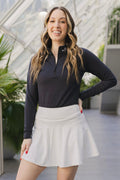 1/4 Zip Long Sleeve WOMENS - Velora Luxury Fashion