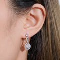 1 Carat Moissanite 925 Sterling Silver Earrings - Velora Luxury Fashion