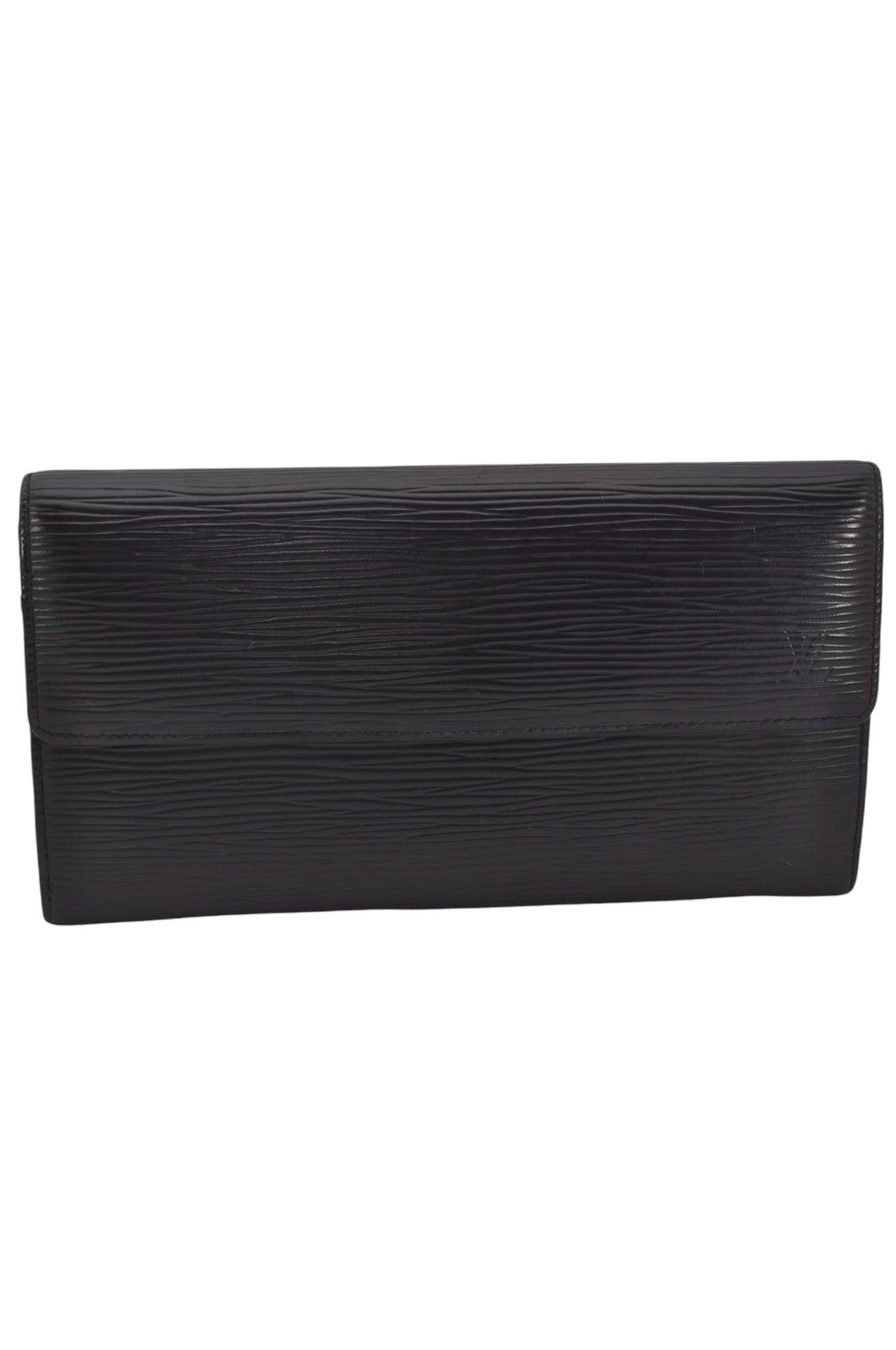 Louis Vuitton Epi Pochette Porte Monnaie Credit Wallet M63572 Black 8020K - Velora