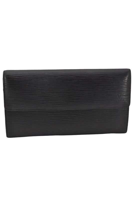 Louis Vuitton Epi Pochette Porte Monnaie Credit Wallet M63572 Black 8020K - Velora