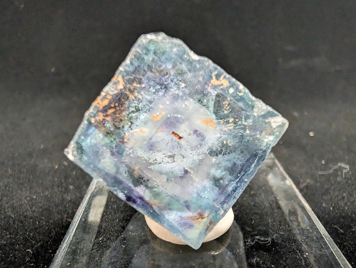 1in. Fluorite Cube with Pyrite – Yaogangxian, China (YGX)
