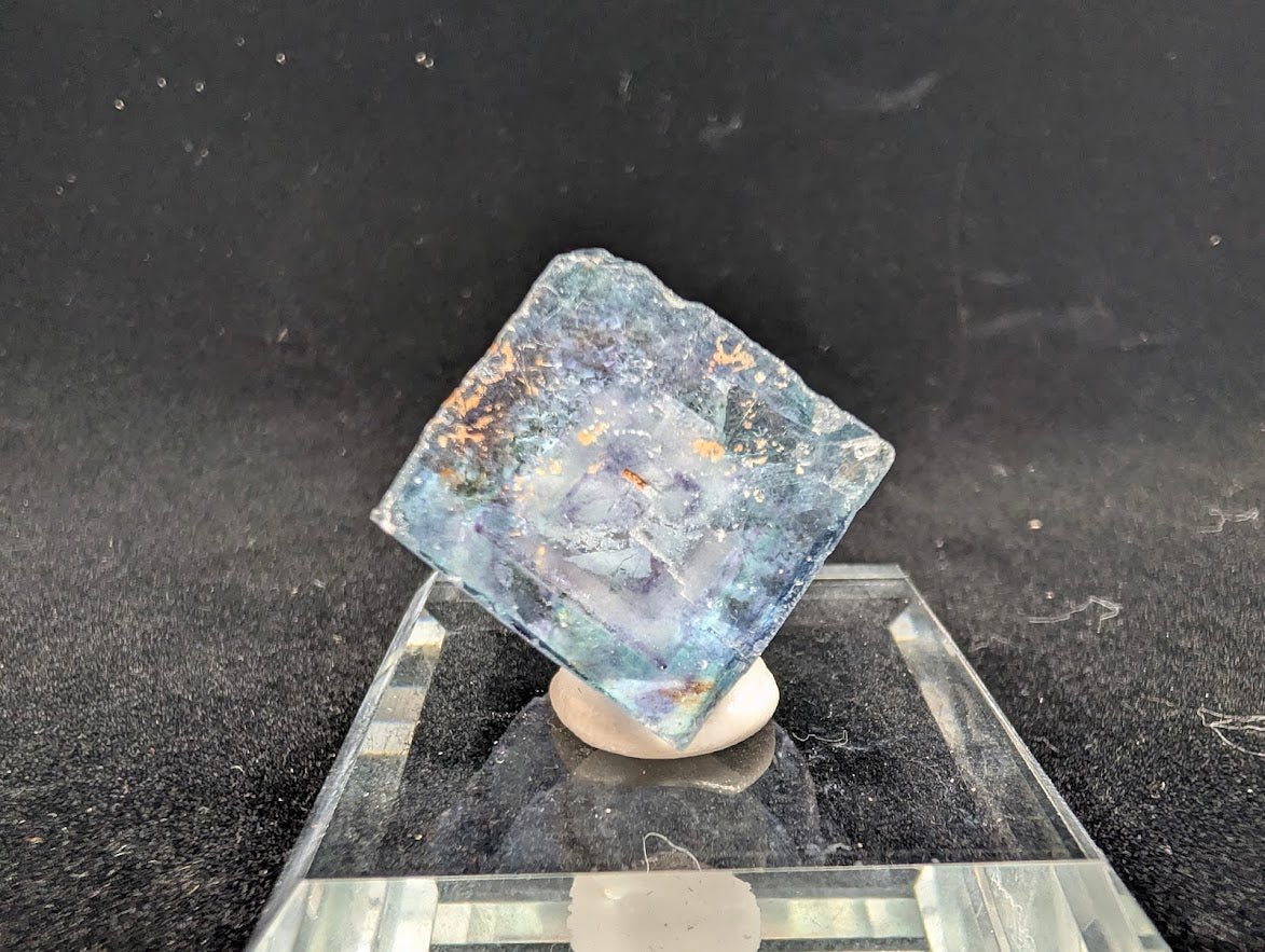 1in. Fluorite Cube with Pyrite – Yaogangxian, China (YGX)