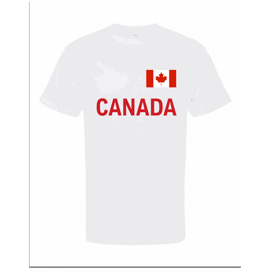 Canada World Football Fan Tee – White - Velora