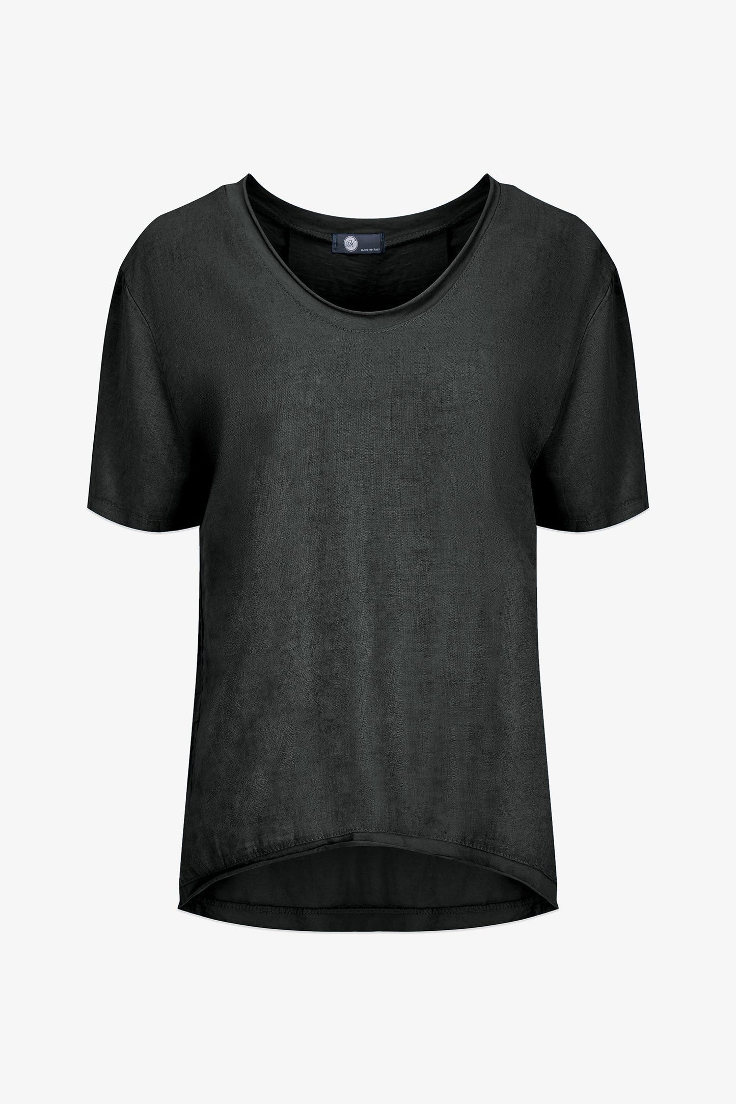 Women's Knit Woven Combo Top