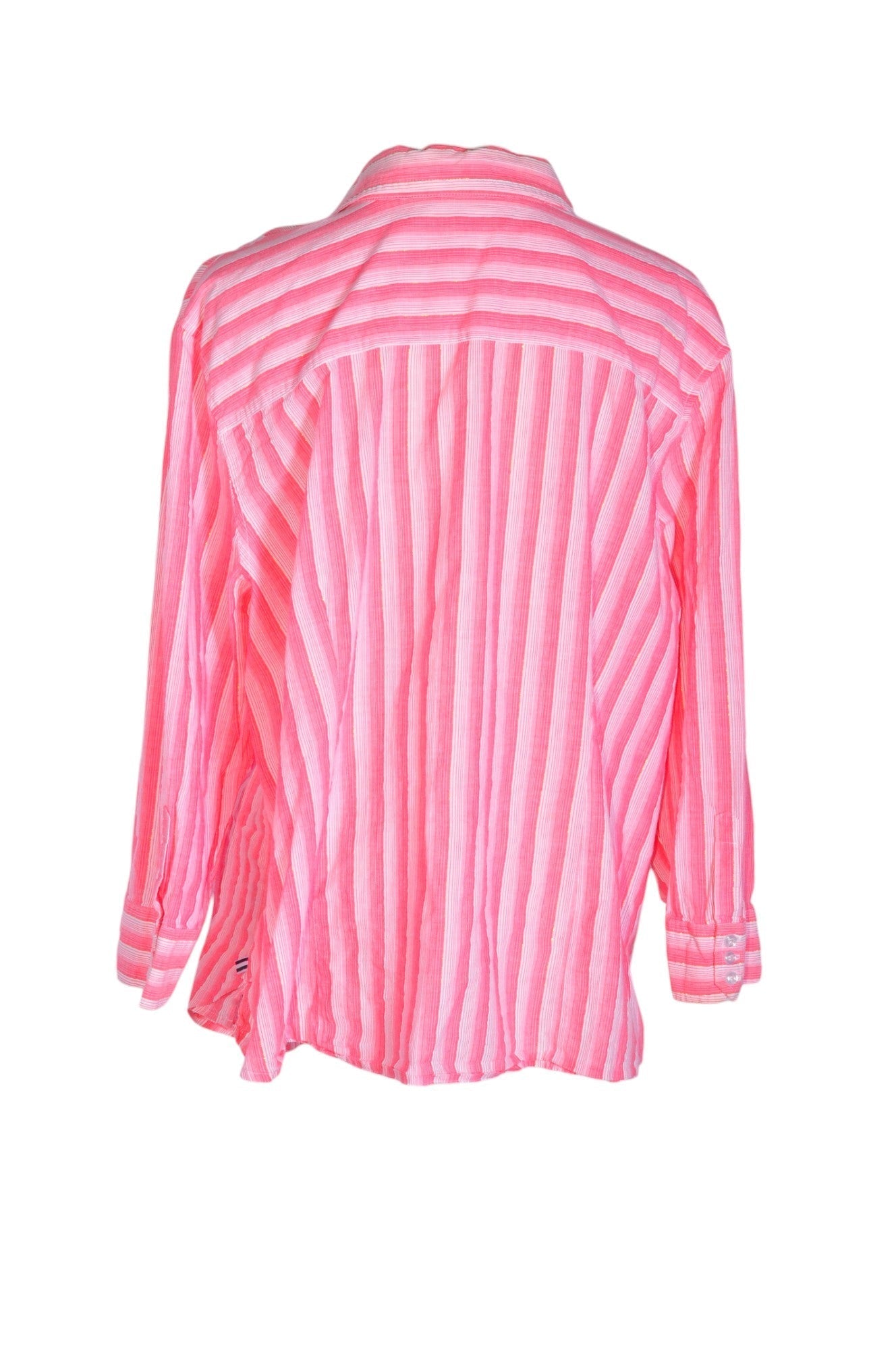 IZOD Women Button Down Tops Regular fit in Pink - 2X - Velora