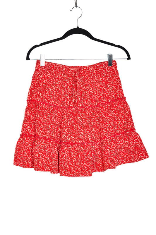 SHEIN Women Casual Skirts Regular fit in Red - M - Velora