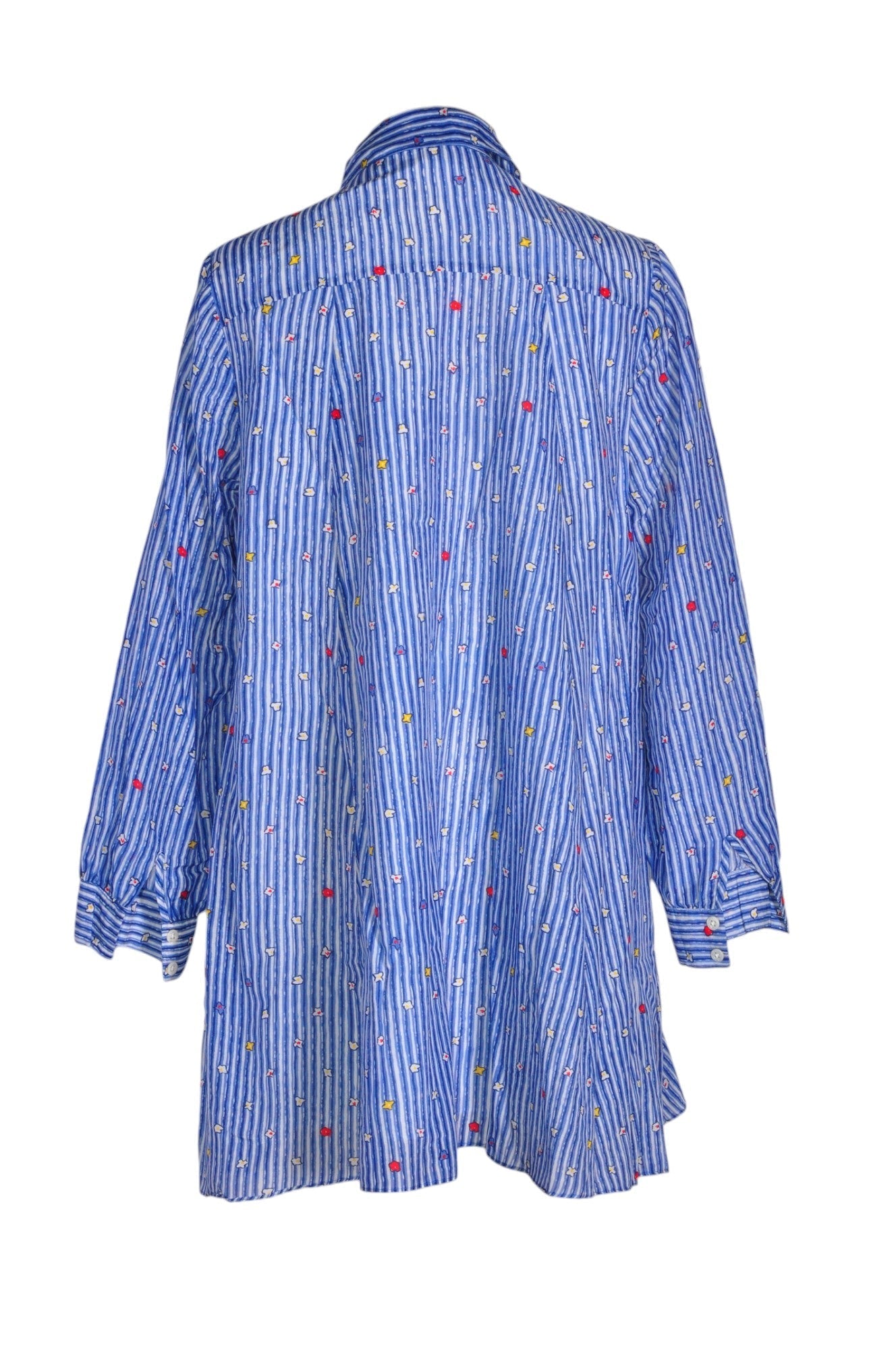 UNBRANDED Women Button Down Tops Regular fit in Blue - L Koop