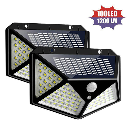 100LED solar wall LED light Outdoor, Corridor, Garden, Courtyard Lightning - Velora