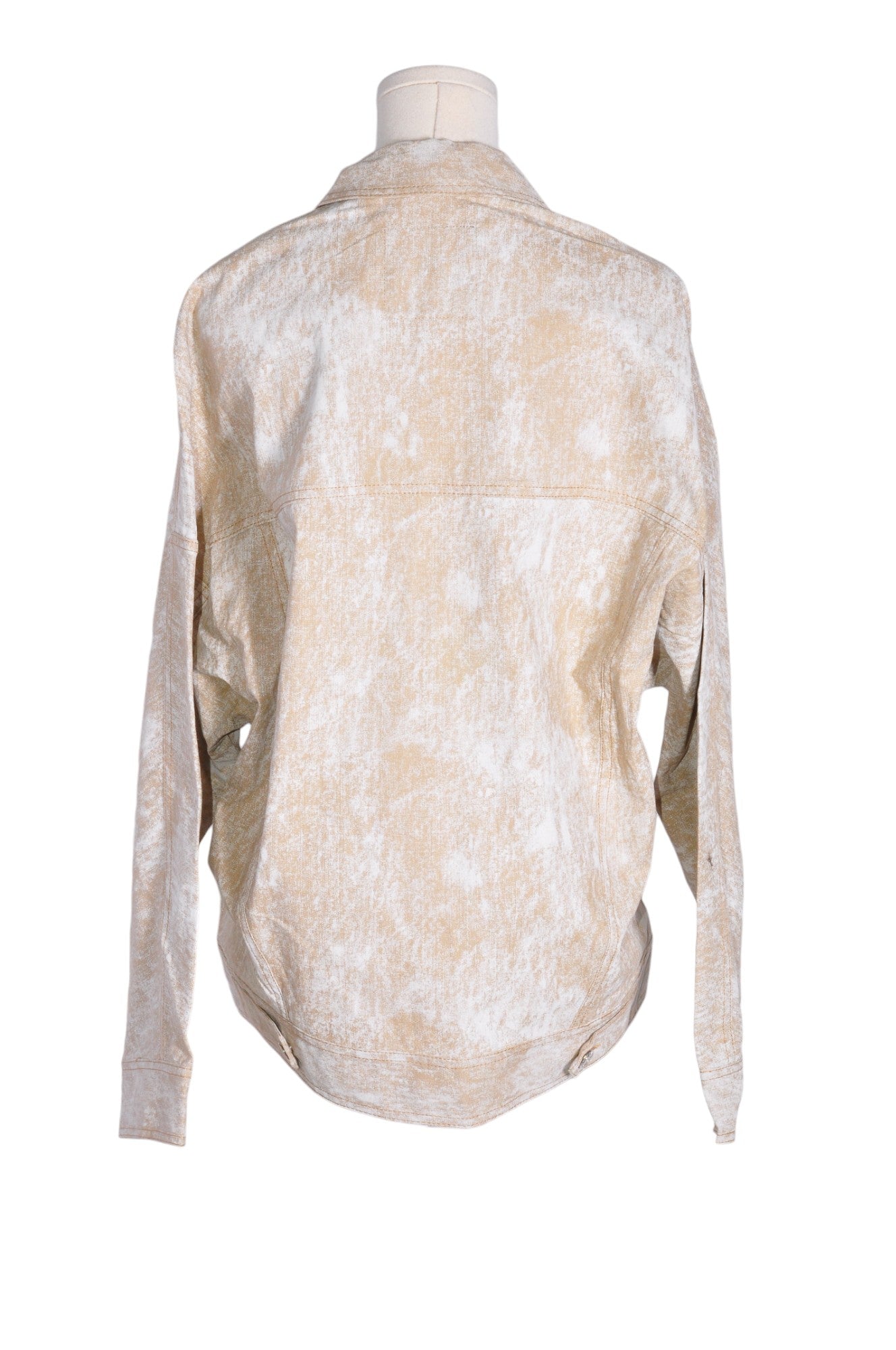 ZARA Women Button Down Tops Regular fit in Beige - XS - Velora