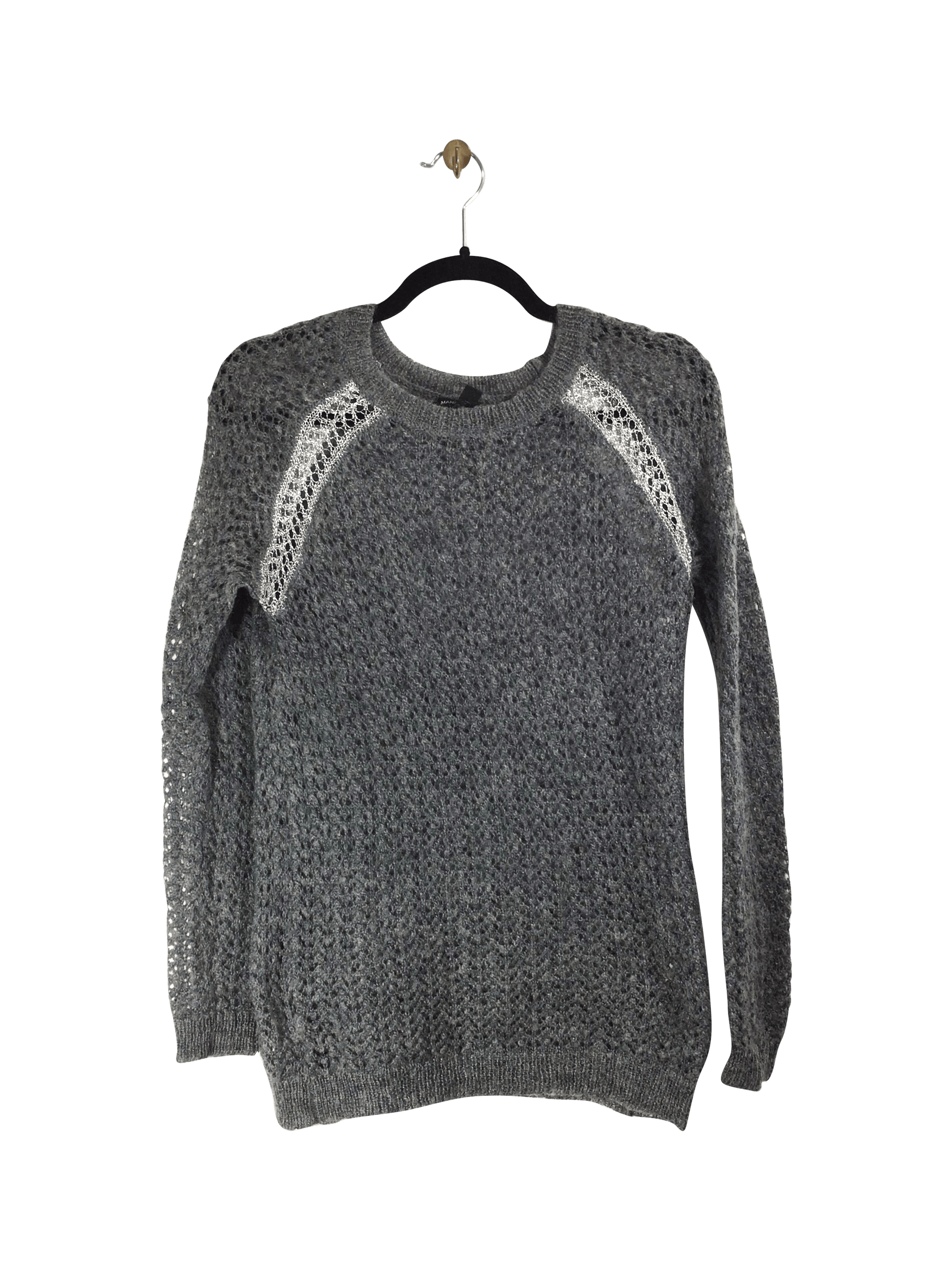 MANGO Women Sweaters Regular fit in Gray - S - Velora