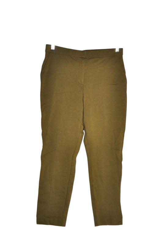 BANANA REPUBLIC Women Khaki Pants Regular fit in Green - 12 - Velora