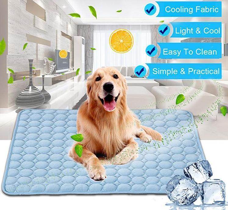 Pet Dog Cat Ice Silk Cold Nest Pad For Cooling In Summer - Velora