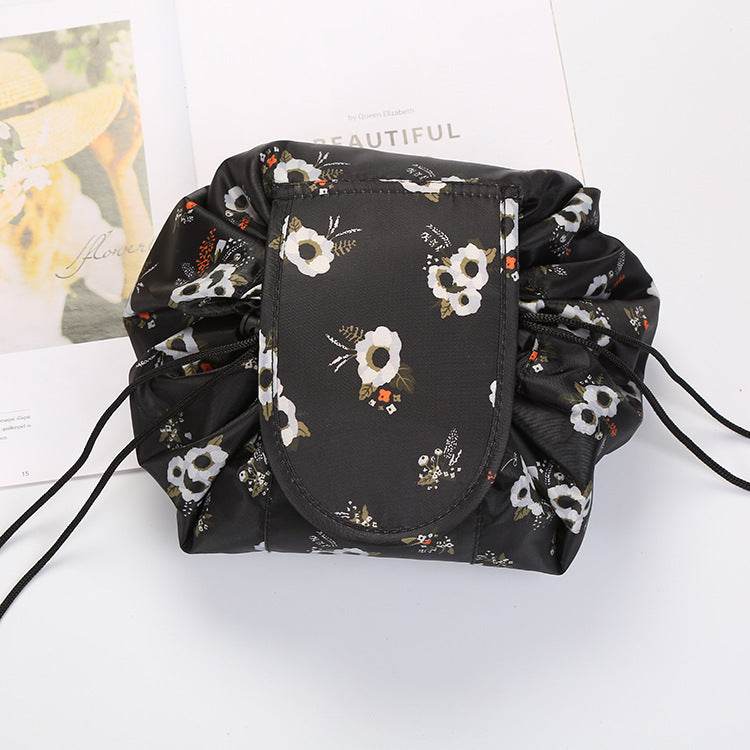 Animal Printing Large Capacity Drawstring Lazy Cosmetic Storage Bag - Velora