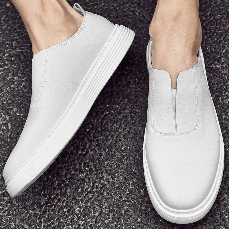 Men's Plus Size Lazy White Shoes