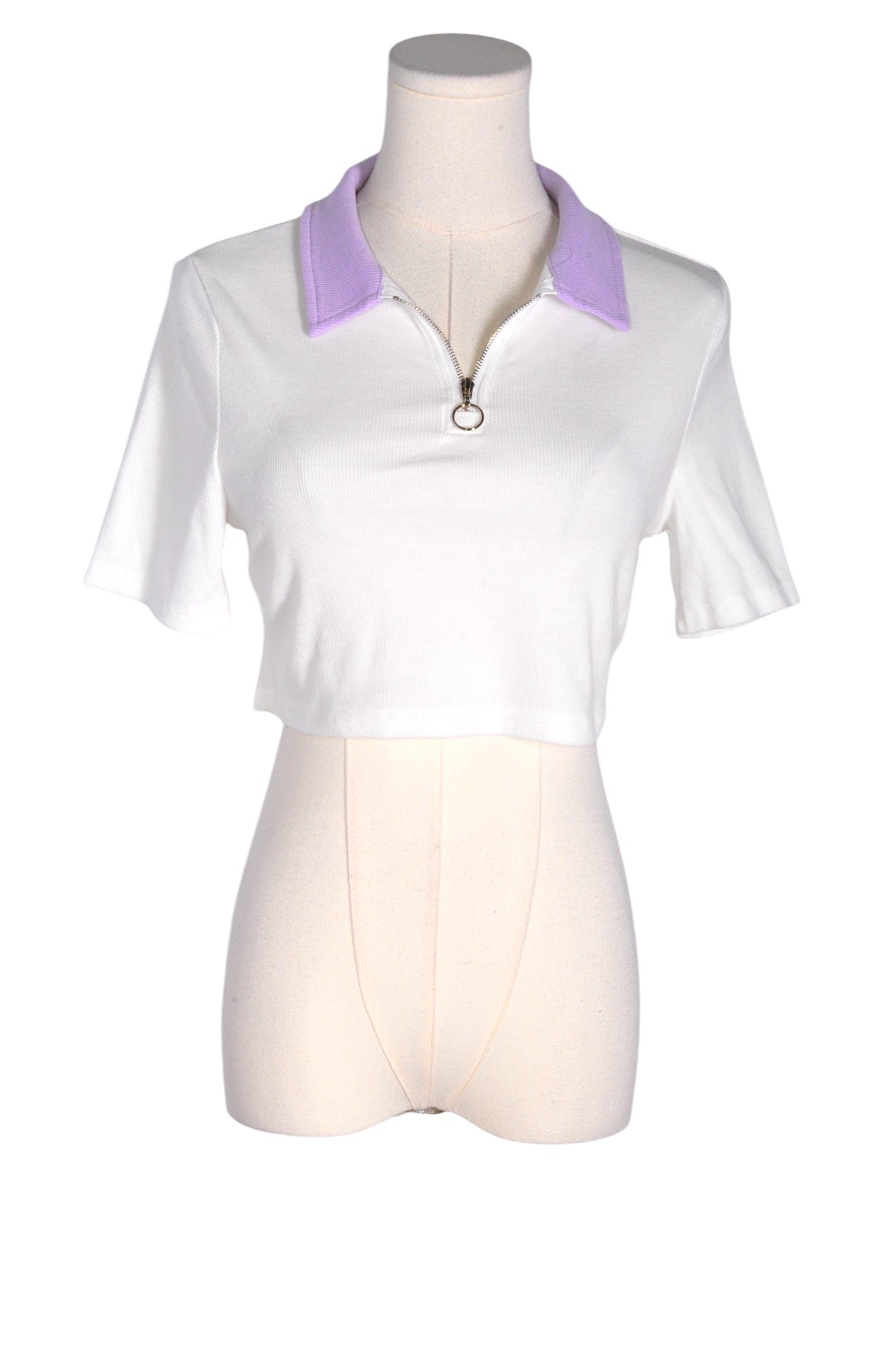 SHEIN Women Crop Tops Regular fit in White - L Koop