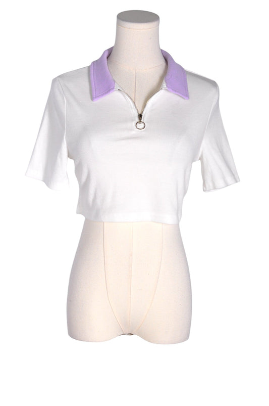 SHEIN Women Crop Tops Regular fit in White - L Koop