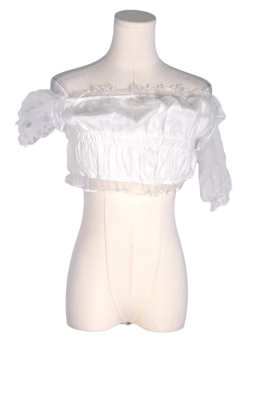 SHEIN Women Crop Tops Regular fit in White - XL Koop