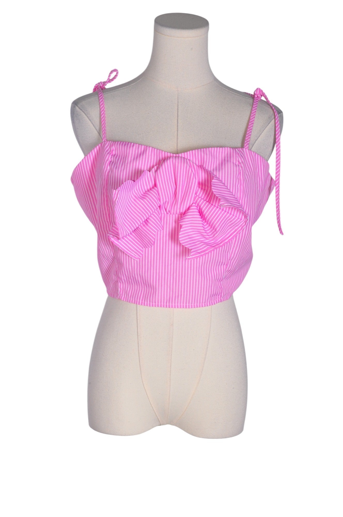 SHEIN Women Crop Tops Regular fit in Pink - L - Velora