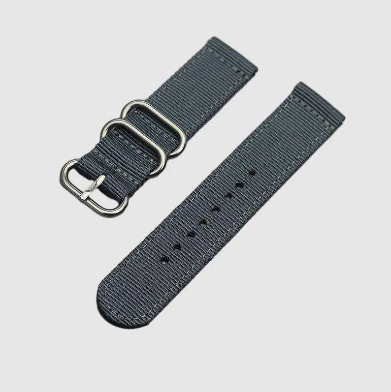 Suitable For Quick Release Watchband Gear S3 S2 Thickened Nylon Canvas Watch Strap - Velora