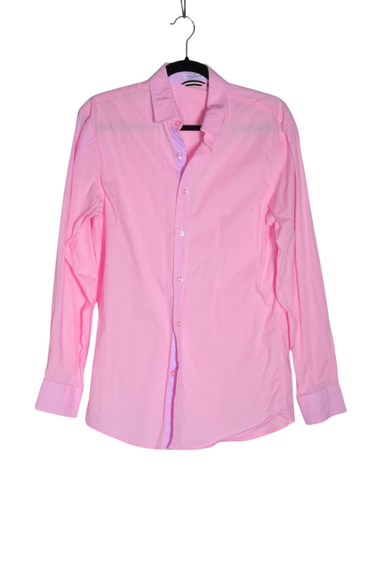 UNBRANDED Women Button Down Tops Regular fit in Pink - S - Velora