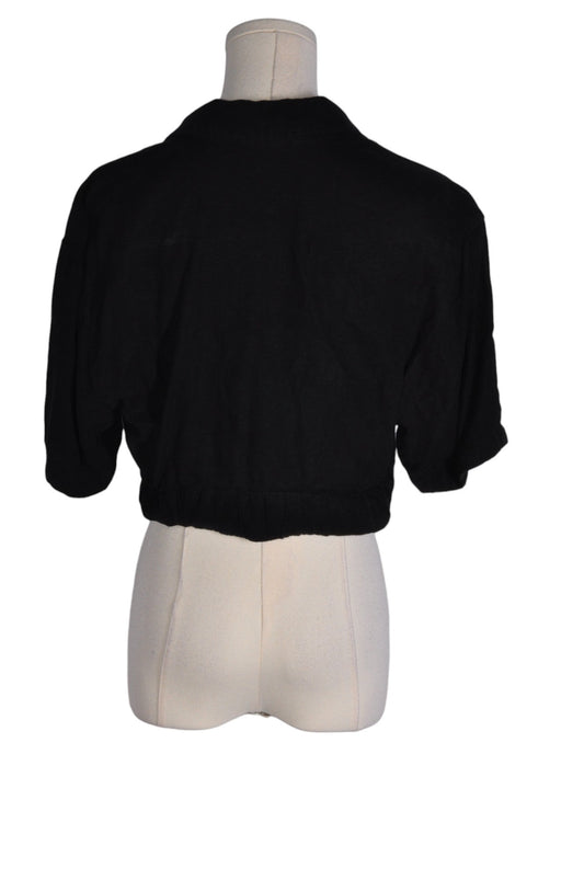 ABERCROMBIE & FITCH Women Crop Tops Regular fit in Black - M - Velora