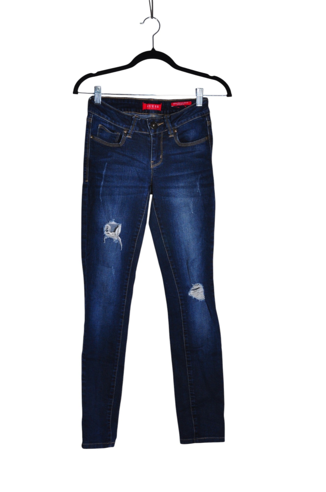GUESS Women Skinny Jeans Regular fit in Blue - 24 - Velora