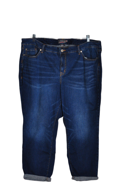 TORRID Women Straight-Legged Jeans Regular fit in Blue - 24 - Velora