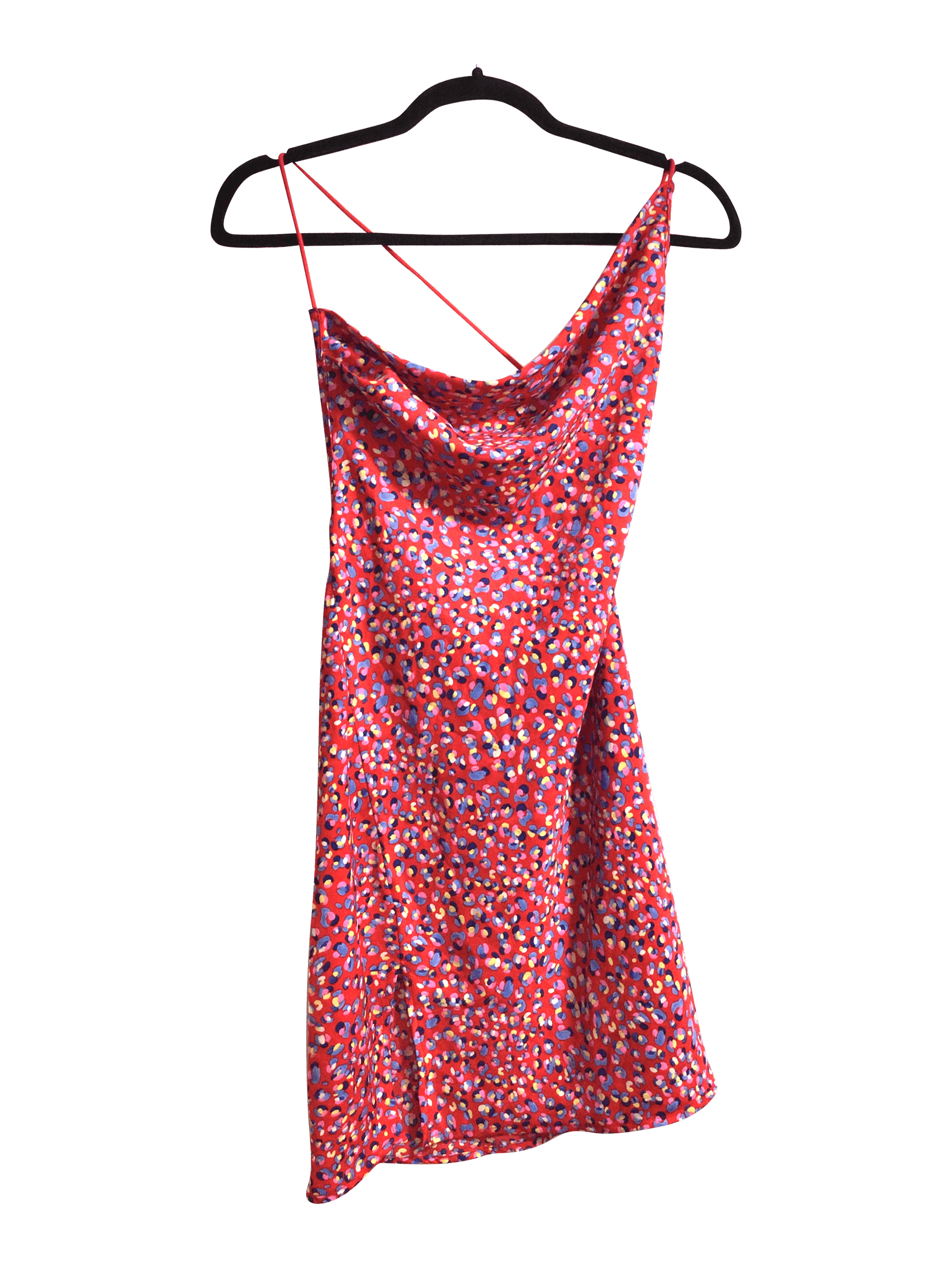 SHEIN Women Mini Dresses Regular fit in Red - S - Velora