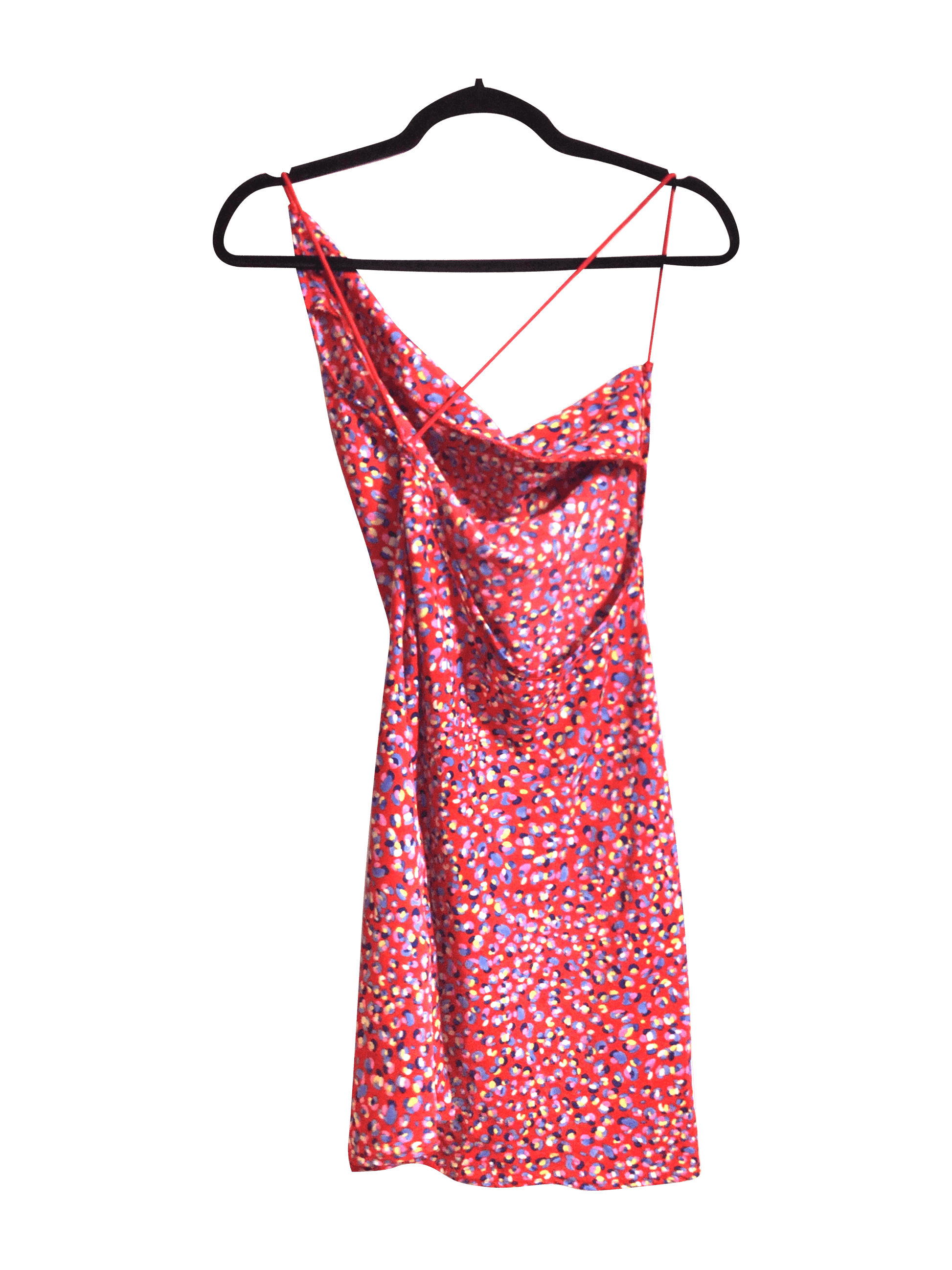 SHEIN Women Mini Dresses Regular fit in Red - S - Velora