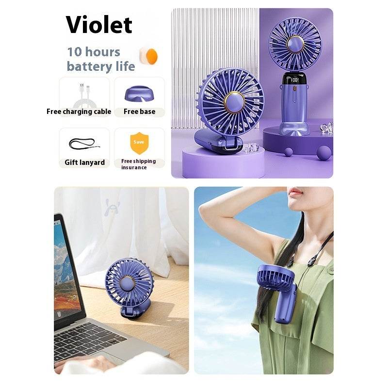 Handheld Usb Mini Portable Folding Aromatherapy Fan - Velora