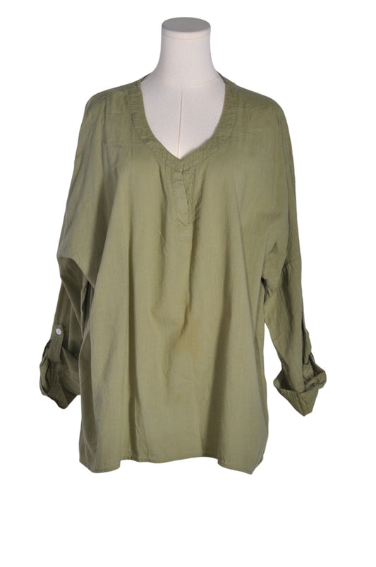 UNBRANDED Women Blouses Regular fit in Green - XXXL - Velora