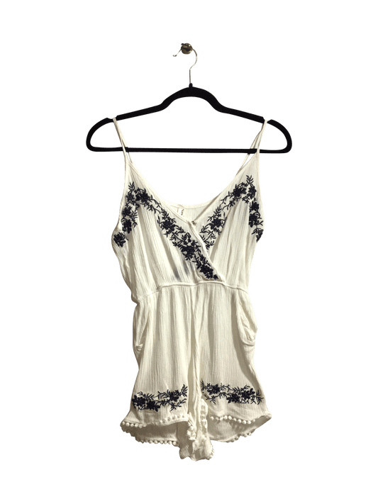 UNBRANDED Women Rompers Regular fit in White - XS - Velora