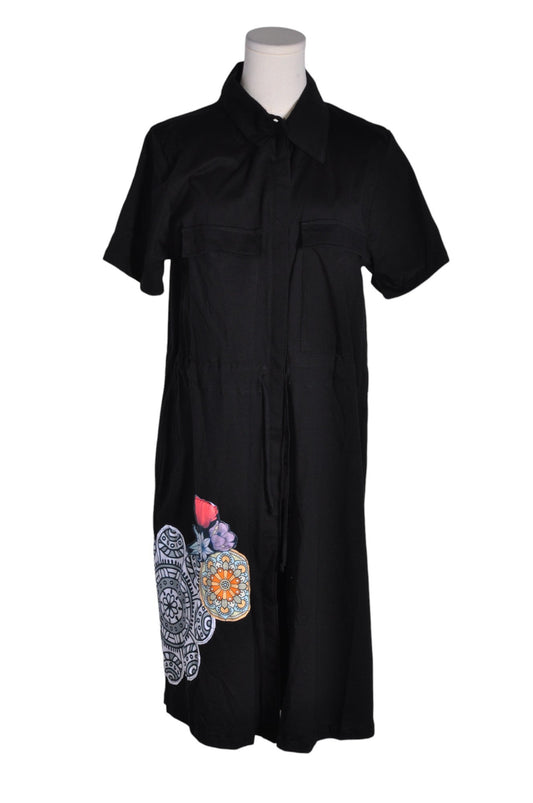 MA PETITE ROBE NOIRE Women Shirt Dresses Regular fit in Black - XXL - Velora