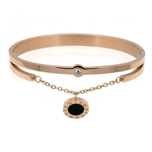 Metal Numbers Rome Fringed Bracelets for Women - Velora