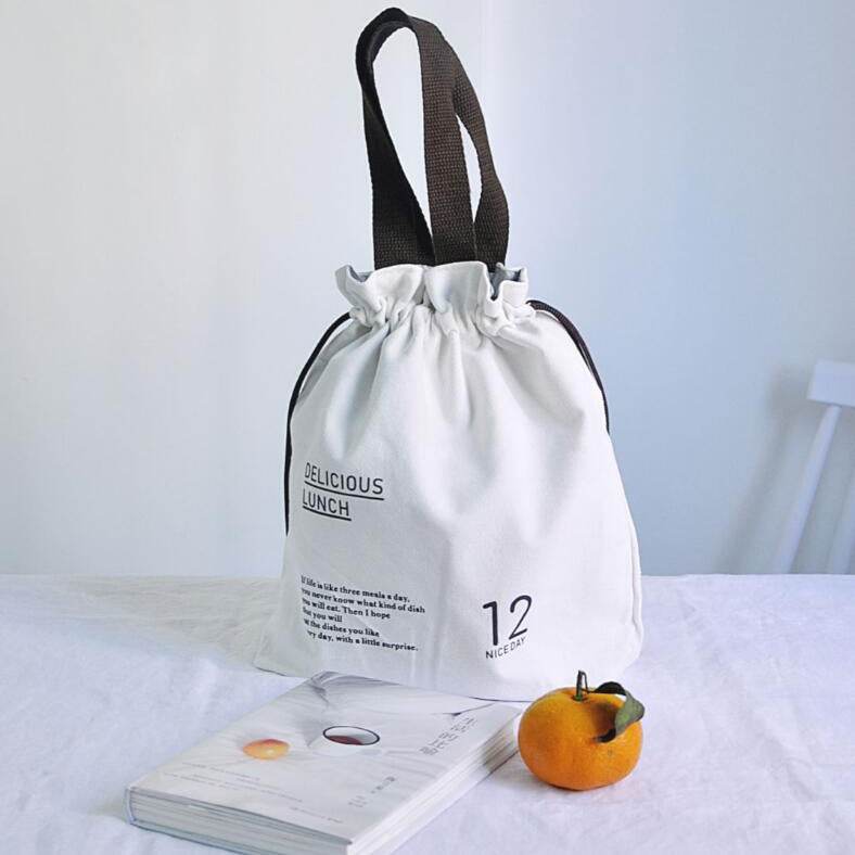 Women Drawstring Tote Lunch Bag - Velora