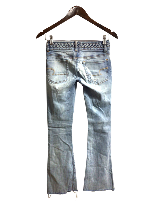 AMERICAN EAGLE Women Straight-Legged Jeans Regular fit in Blue - 0 - Velora