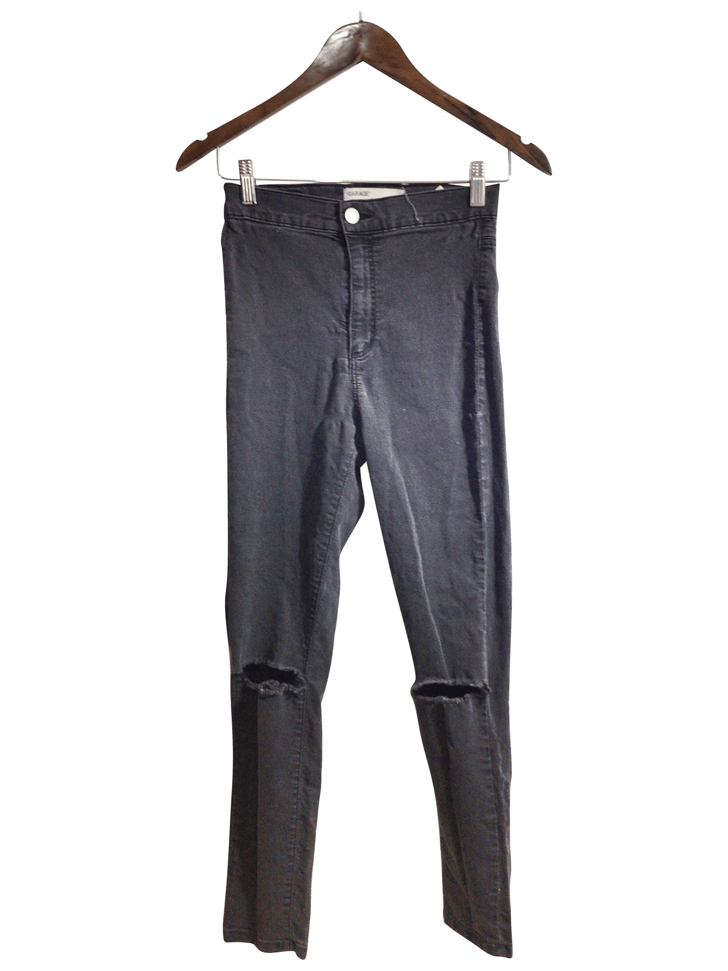 GARAGE Women Straight-Legged Jeans Regular fit in Black - 3 - Velora