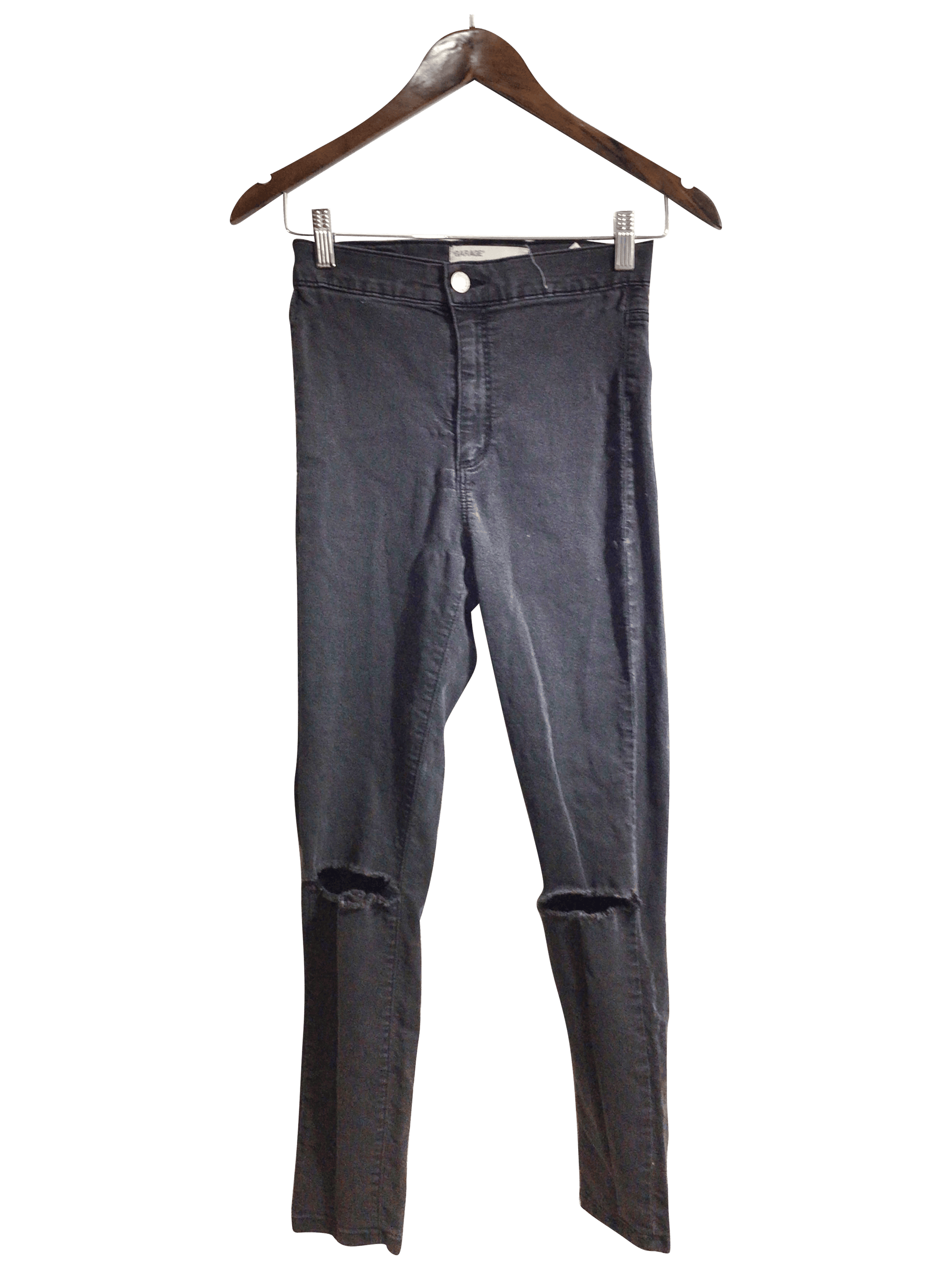 GARAGE Women Straight-Legged Jeans Regular fit in Black - 3 - Velora